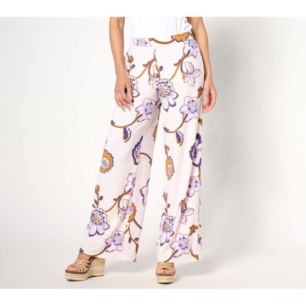 Ryan Simkhai Eyeshop Women's Pants Sz XL Printed Italia Multi-colored